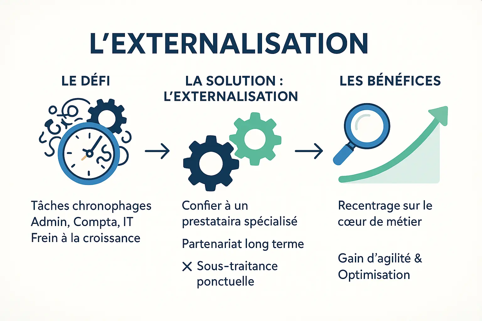 Externalisation support : expertise et flexibilité